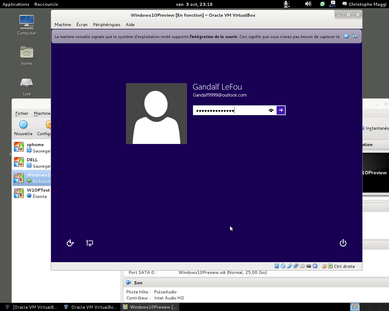 Installer Windows 10 sur une machine virtuelle